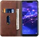Huawei Mate 20 Lite Vintage Portemonnee Hoesje Bruin afbeelding 1