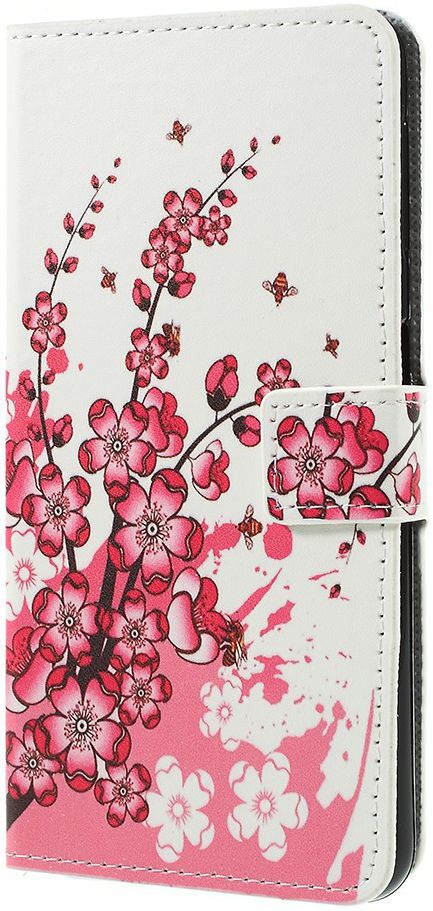 Samsung Galaxy A7 2018 Portemonnee Hoesje met Blossom Print afbeelding 9