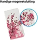 Samsung Galaxy A7 2018 Portemonnee Hoesje met Blossom Print afbeelding 3