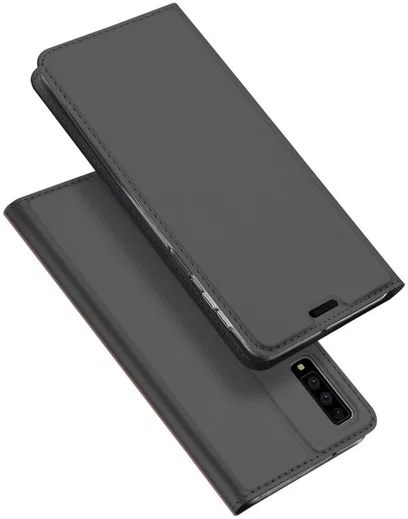 Dux Ducis Premium Book Case Samsung Galaxy A7 2018 Hoesje Grijs afbeelding 5