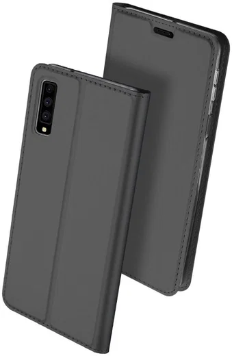 Dux Ducis Premium Book Case Samsung Galaxy A7 2018 Hoesje Grijs afbeelding 6