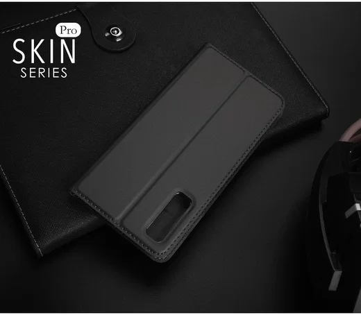 Dux Ducis Premium Book Case Samsung Galaxy A7 2018 Hoesje Grijs afbeelding 7