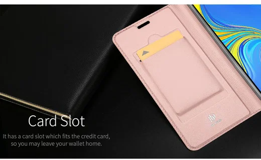 Dux Ducis Premium Book Case Samsung Galaxy A7 2018 Hoesje Roze afbeelding 6