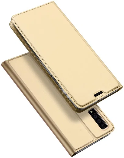 Dux Ducis Premium Book Case Samsung Galaxy A7 2018 Hoesje Goud afbeelding 5