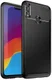 Honor 8X Siliconen Carbon Hoesje Zwart afbeelding 1