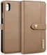 Apple iPhone XR Leren 2-in-1 Bookcase en Back Cover Hoesje Bruin afbeelding 1