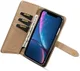 Apple iPhone XR Leren 2-in-1 Bookcase en Back Cover Hoesje Bruin afbeelding 2