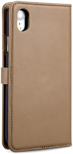 Apple iPhone XR Leren 2-in-1 Bookcase en Back Cover Hoesje Bruin afbeelding 8