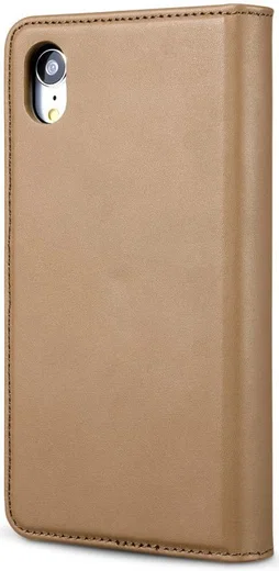 Apple iPhone XR Leren 2-in-1 Bookcase en Back Cover Hoesje Bruin afbeelding 10