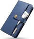Apple iPhone XR Leren 2-in-1 Bookcase en Back Cover Hoesje Blauw afbeelding 15