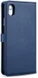 Apple iPhone XR Leren 2-in-1 Bookcase en Back Cover Hoesje Blauw afbeelding 8