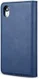 Apple iPhone XR Leren 2-in-1 Bookcase en Back Cover Hoesje Blauw afbeelding 10