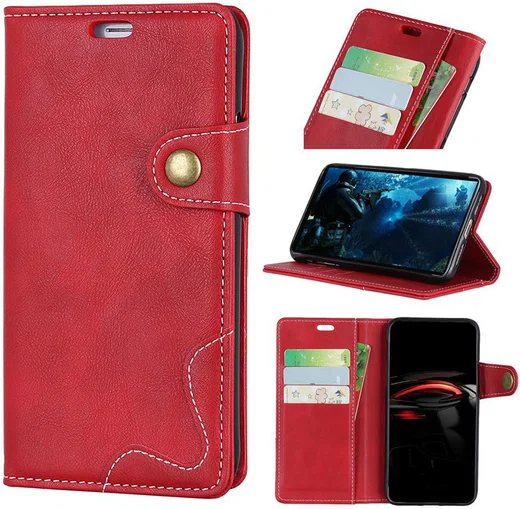 Samsung Galaxy A7 (2018) Wallet Case Rood afbeelding 2