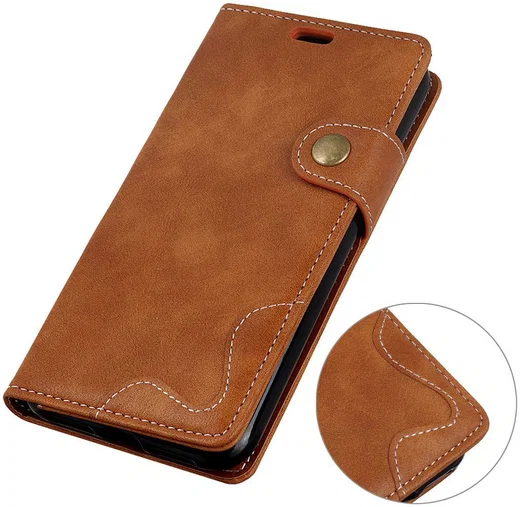 Samsung Galaxy A7 (2018) Wallet Case Bruin afbeelding 5