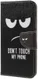 Samsung Galaxy A7 (2018) Portemonnee hoesje Dont touch my phone afbeelding 8