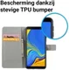 Samsung Galaxy A7 (2018) Portemonnee hoesje Angry Bear afbeelding 5