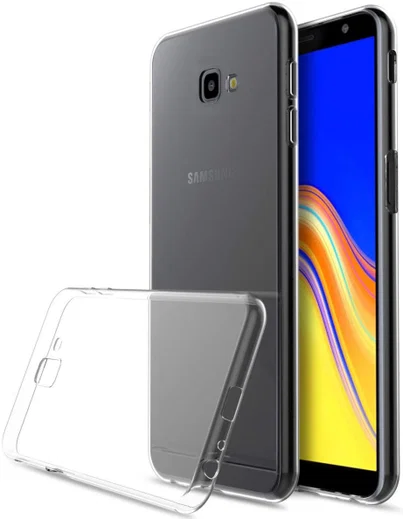 Samsung Galaxy J6 Plus Hoesje Dun TPU Transparant afbeelding 3