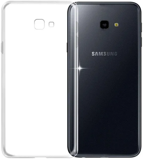 Samsung Galaxy J4 Plus Hoesje Dun TPU Transparant afbeelding 3