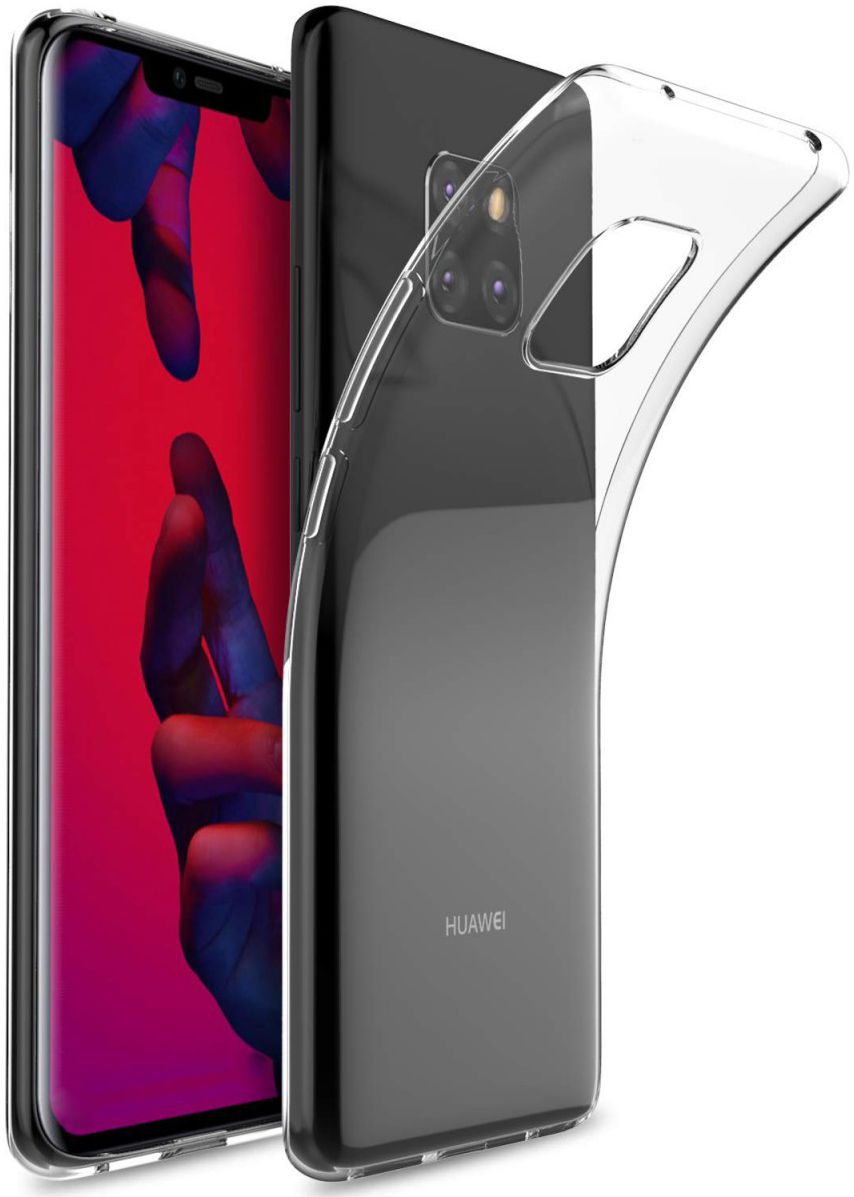 Huawei Mate 20 Pro Hoesje Dun TPU Transparant afbeelding 1