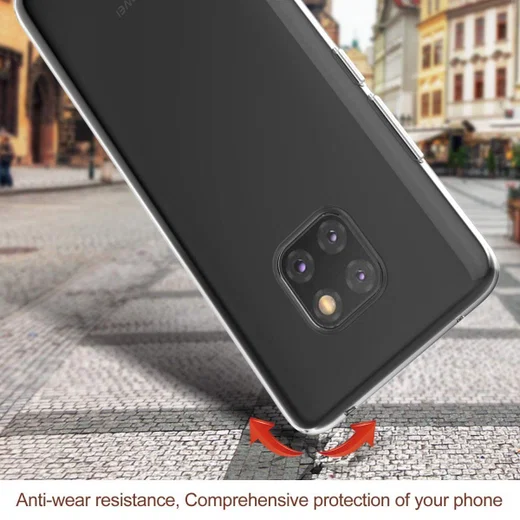 Huawei Mate 20 Pro Hoesje Dun TPU Transparant afbeelding 4
