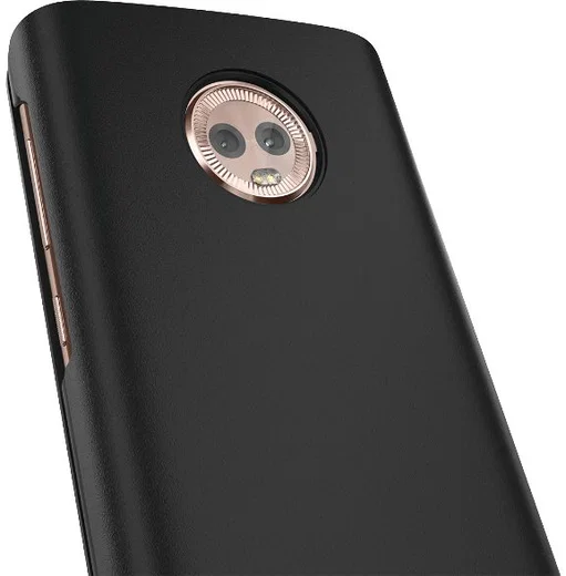 Originele Motorola Moto G6 Flip cover Grijs afbeelding 3