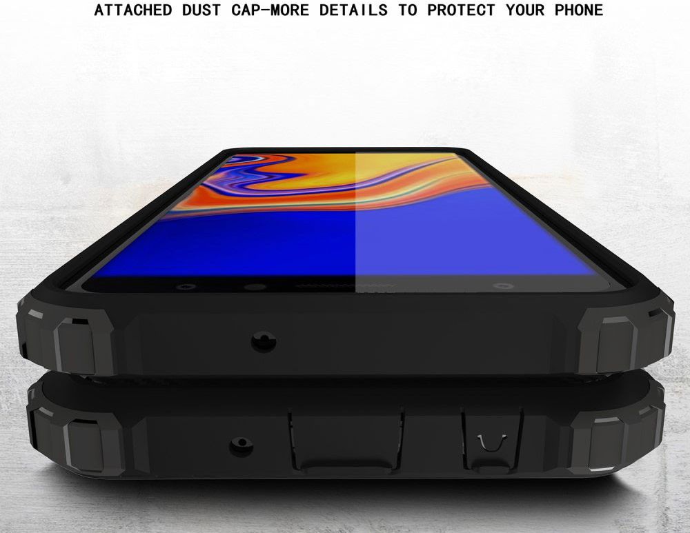 Samsung Galaxy A7 (2018) Hybride Hoesje Blauw afbeelding 4