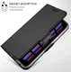 Samsung Galaxy A7 (2018) Card Holder Case Zwart afbeelding 2