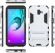 Samsung Galaxy J6 Plus Hybride Kickstand Hoesje Wit afbeelding 3
