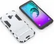 Samsung Galaxy J6 Plus Hybride Kickstand Hoesje Wit afbeelding 5