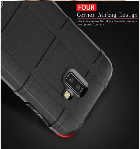 Samsung Galaxy J6 Plus TPU Hyrbide Hoesje Groen afbeelding 5
