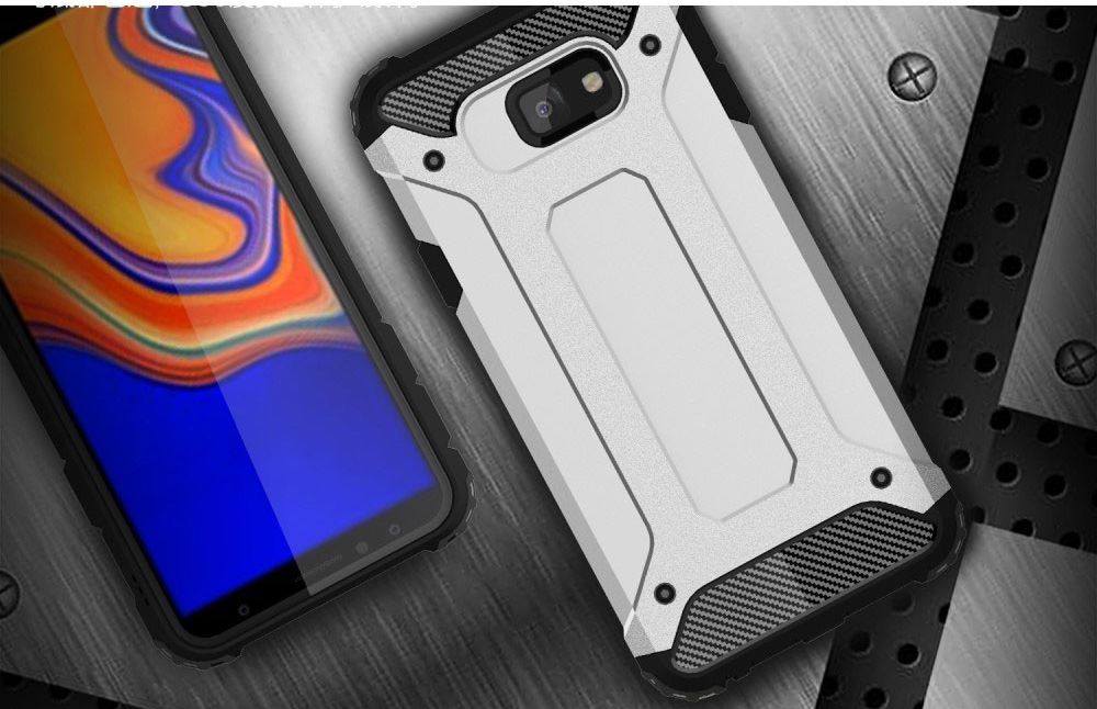 Samsung Galaxy J4 Plus Hyrbride Hoesje Goud afbeelding 5