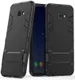 Samsung Galaxy J4 Plus Hyrbride Kickstand Hoesje Zwart afbeelding 2
