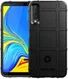 Samsung Galaxy A7 (2018) TPU Hyrbide Hoesje Zwart afbeelding 8