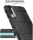 Samsung Galaxy A7 (2018) TPU Hybride Hoesje Blauw afbeelding 3
