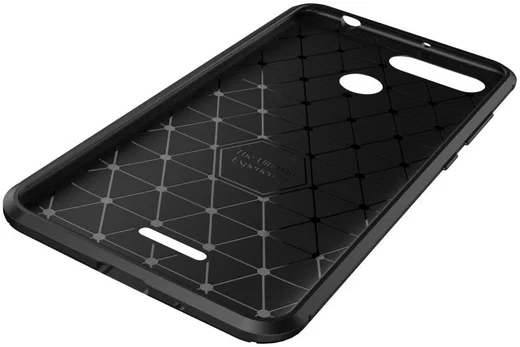 Xiaomi Redmi 6 Siliconen Carbon Hoesje Zwart afbeelding 14