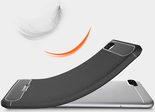 Xiaomi Redmi 6A Geborsteld TPU Hoesje Zwart afbeelding 4