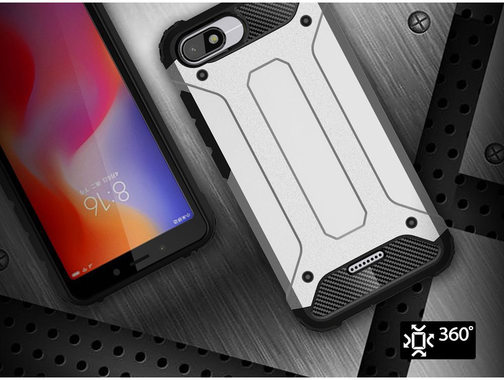 Xiaomi Redmi 6A Hybride TPU Hoesje Blauw afbeelding 5