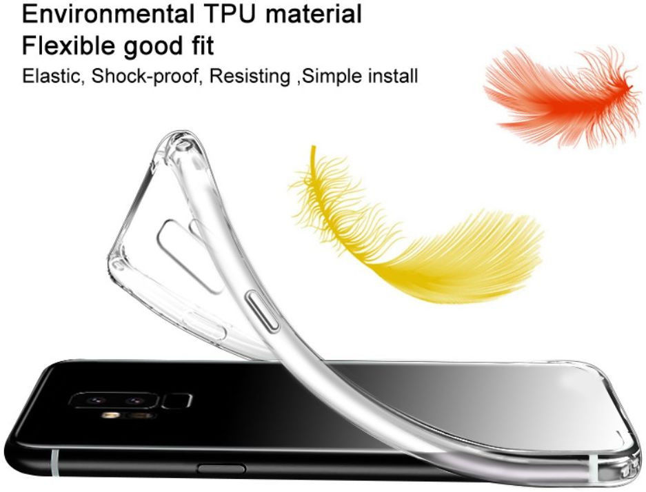 IMAK Xiaomi Redmi 6A Hoesje TPU met Screenprotector Transparant afbeelding 4