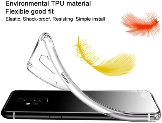 IMAK Xiaomi Redmi 6A Hoesje TPU met Screenprotector Transparant afbeelding 4