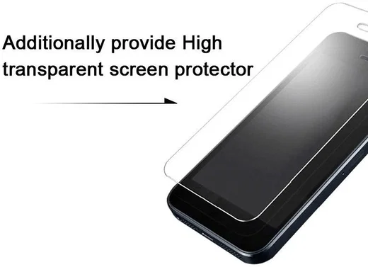 IMAK Xiaomi Redmi 6A Hoesje TPU met Screenprotector Transparant afbeelding 6