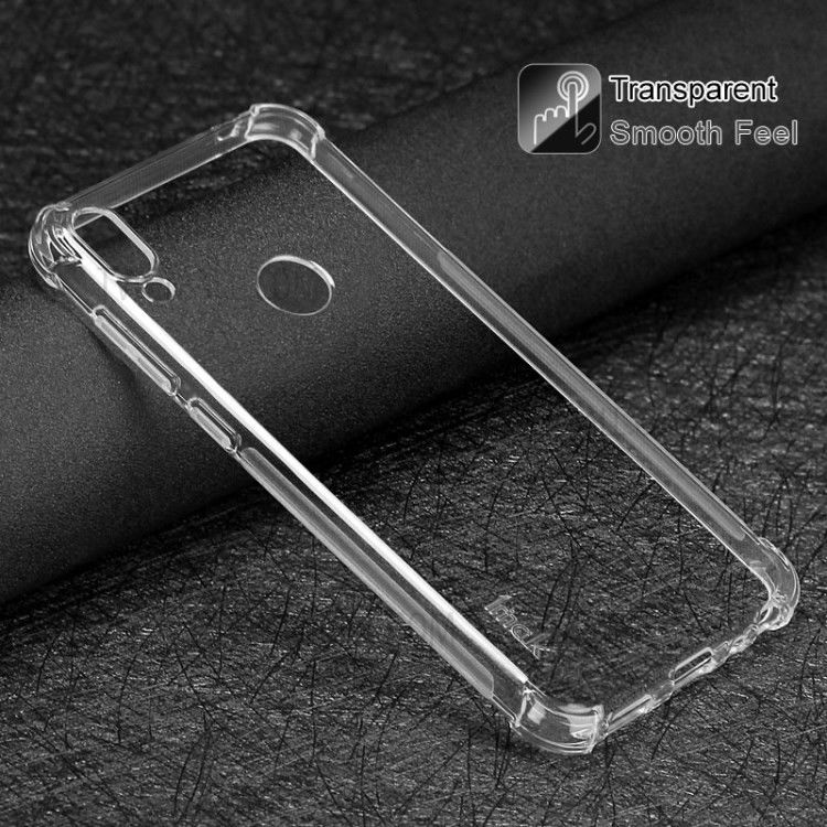IMAK Asus ZenFone Max Pro M1 Hoesje met Screenprotector Transparant afbeelding 3