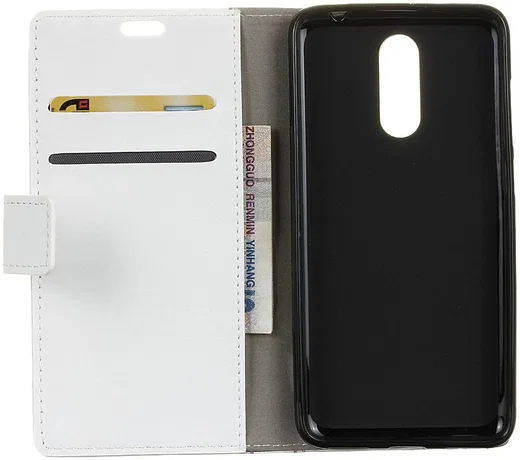 Nokia 7.1 Portemonnee Hoesje met Print Vlinder & Bloem afbeelding 2