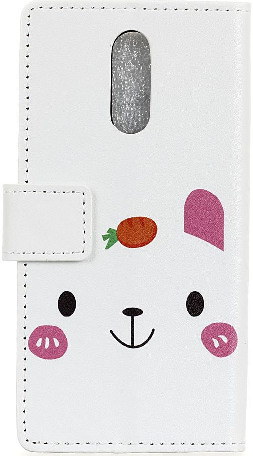 Nokia 7.1 Portemonnee Hoesje met Print Cute Bear afbeelding 3