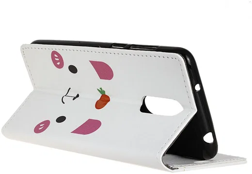 Nokia 7.1 Portemonnee Hoesje met Print Cute Bear afbeelding 4