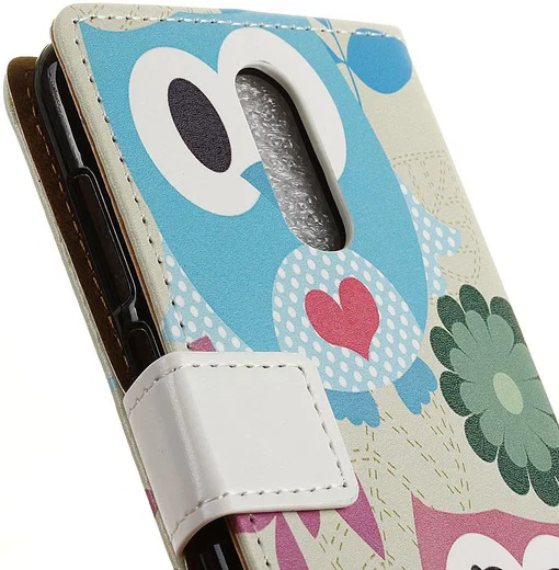 Nokia 7.1 Portemonnee Print Hoesje Love Owls afbeelding 4