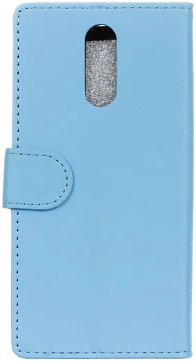 Nokia 7.1 Wallet Flip Case Blauw afbeelding 2