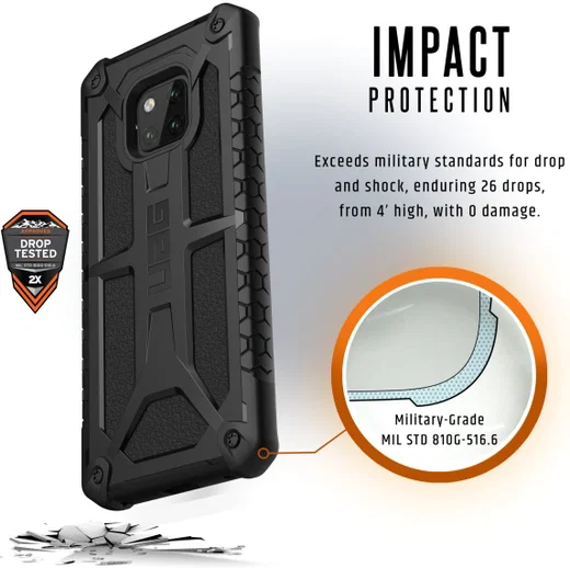 Urban Armor Gear Monarch Hoesje Huawei Mate 20 Pro Midnight afbeelding 4
