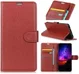 Wiko View 2 Go Kunstlederen Wallet Stand Hoesje Bruin afbeelding 3