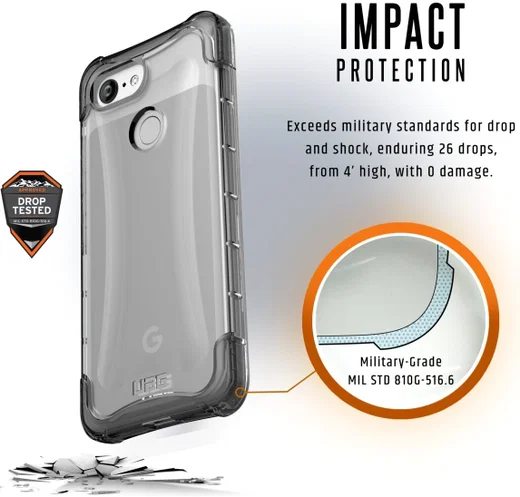 Urban Armor Gear Plyo Hoesje Google Pixel 3 Ice afbeelding 4