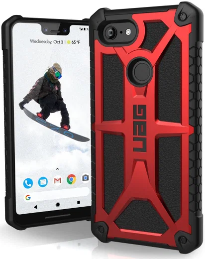Urban Armor Gear Monarch Hoesje Apple Google Pixel 3 XL Crimson afbeelding 1